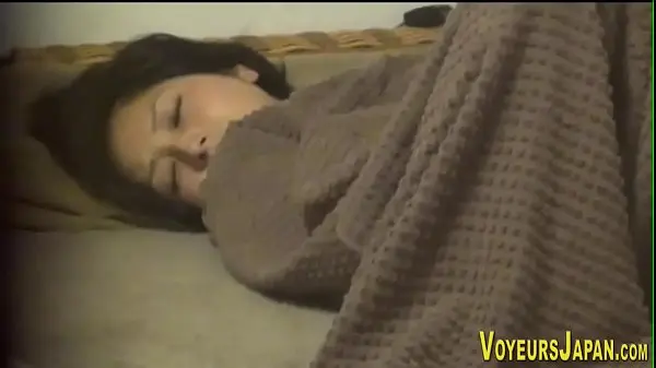 Horny Japanese MILF Fingerbangs Wet Pussy to Explosive Orgasm