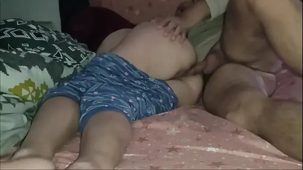 Hot MILF Stepmom Anal Creampie in Shared Bed